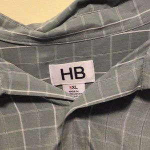 Harbor Bay short sleeve shirt. Size 5XL Greene silk